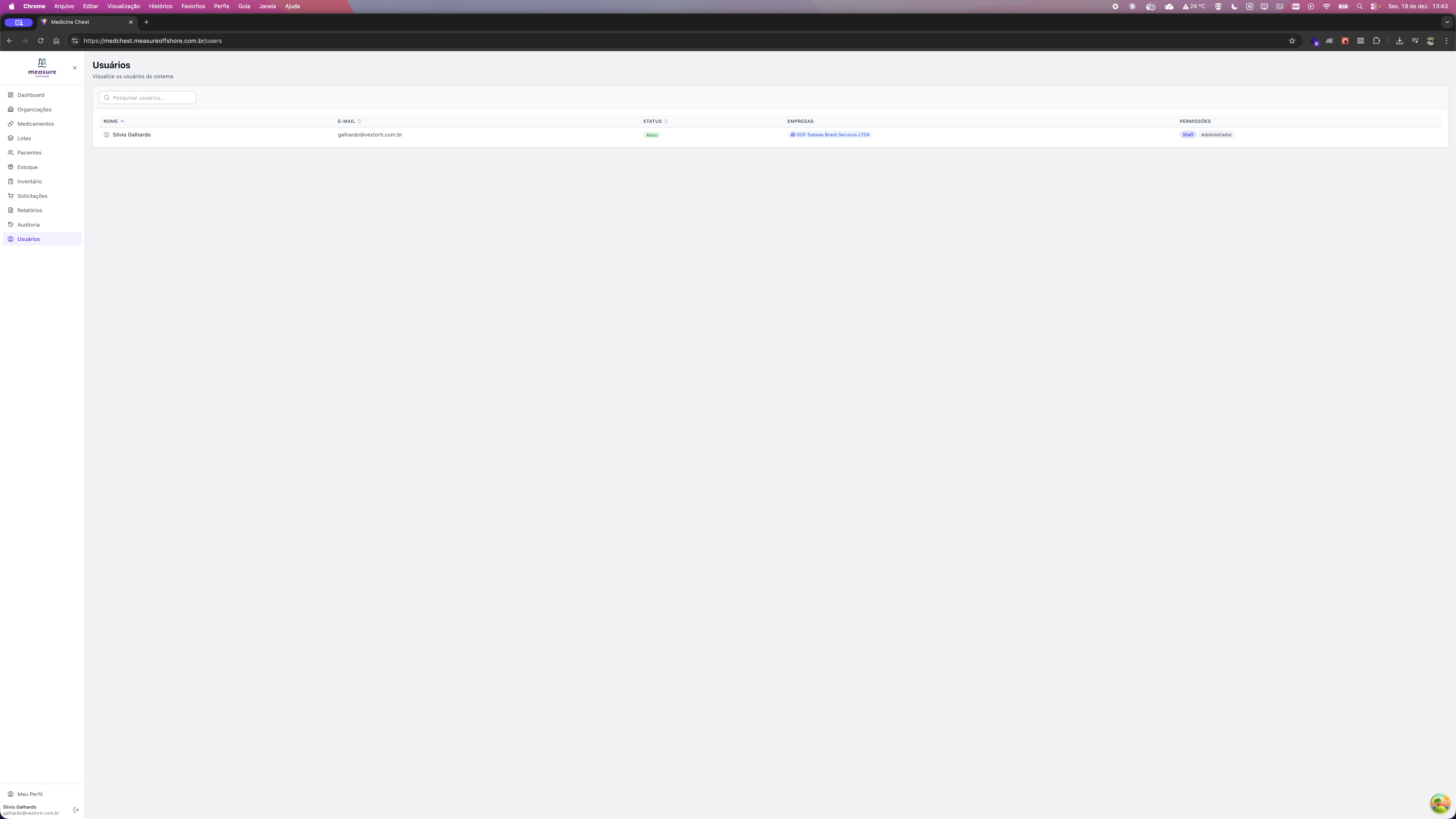 Listagem de Usuários